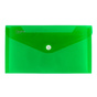 Plastová obálka DL s cvočkom Opaline Zelená