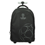 Školská taška na kolieskach UEFA Black 531417 Čierna