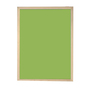 Farebné magnetické tabule v drevenom ráme Zelená, 60 x 45 cm