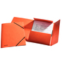 Prešpánový obal s chlopňami Esselte Oranžová