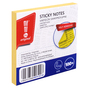 MB10306 Samolepiaci bloček 75x75 žltý 100list. Memobe Žltá