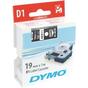 DYMO pásky D1 19mm štandard Biela na čírej