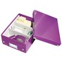 Škatuľa s 2-3 priehr. Click&amp;Store WOW Purpurová