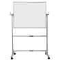 Otočná tabula zo stojanom Biela, 120 x 90 cm