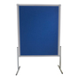 TFF1512ALP/MD Informačná tabuľa, paraván modrá plstená 120x150x189cm Modrá