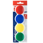Magnety k bielym tabuliam mix farieb, 4 ks, pr. 40 mm