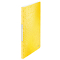Katalógové knihy 40 obalov Leitz WOW Žltá