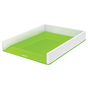 Odkladač dvojfarebný Leitz WOW Biela / zelená