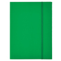 Kartónové dosky s 3 chlopňami a gumičkou Zelená