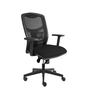 YORK sieť kancelárska stolička čierna nie, Čierna