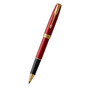 Parker Sonnet červený lakovaný roller so zlatým klipom GT RB Červená