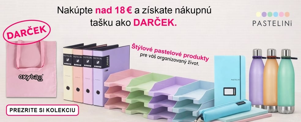 Darček k nákupu PASTELINi