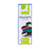 Magnety Q-CONNECT okrúhle 20 mm biele bal. 10 ks