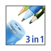 Ergonomické strúhadlo pre pravákov  3 v 1 zelená STABILO EASYsharpener
