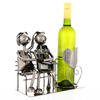 96725 Kovový stojan na víno, motív milenci