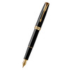 Parker Sonnet čierne lakované plniace pero so zlatým klipom GT FP