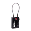 Thule TSA zámok s ocelovým lankom čierny TSAL101