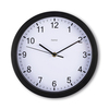Nástenné hodiny Hama Elba, pr. 25 cm, tichý chod, čierne 185865