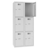 SUS432W Šatníková skriňa 6 priehradok 180x120