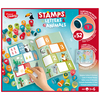 Kreatívna súprava Maped Stamps Alphabet &amp; Animals 52 ks pečiatok
