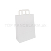 Papierová taška s plochou rúčkou 22x10x28cm 