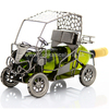 98174 Kovový stojan na víno, golfové auto