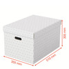 628286 Úložný box veľký biely 3ks Esselte Home s úchytom