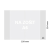 Obal na zošity A6 PVC 220x154mm