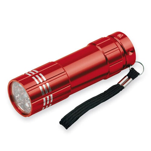 FLASHY baterka 9 LED, červená