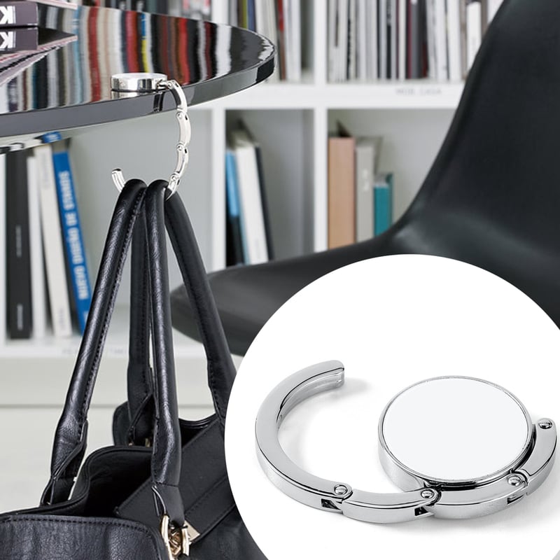 Florence držiak na kabelku, strieborné