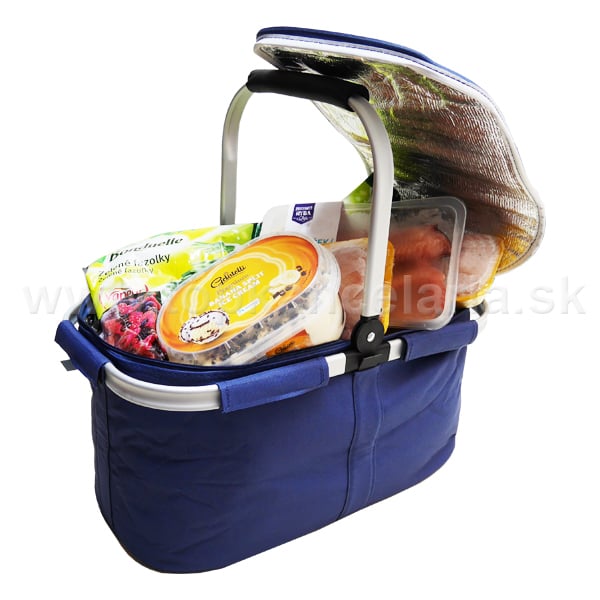 BASKIT piknikový termokošík modrý