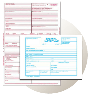 Dopravné a colné tlačivá