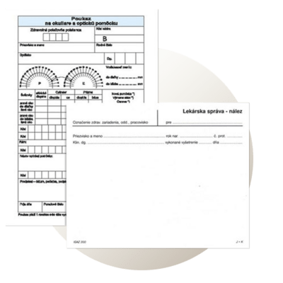 Zdravotnícke tlačivá