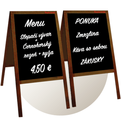 Reklamné pútače A stojany