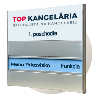 Menovky k dverám viacriadkové