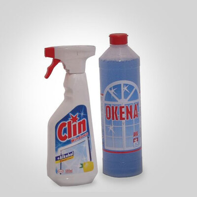 Čistiace prostriedky - okná