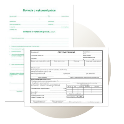 Mzdové a pracovné tlačivá