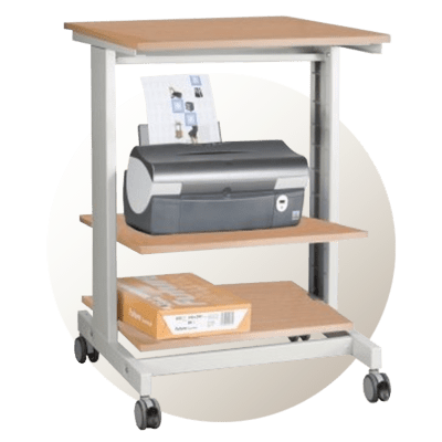 Stoly pod PC a tlačiarne