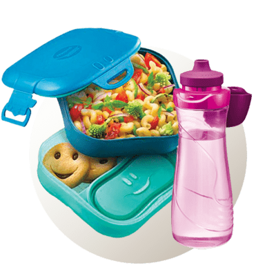 Fľaše a desiatové boxy