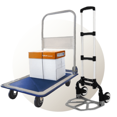 Plošinové vozíky, rudle