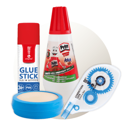 Lepidlá a korektory