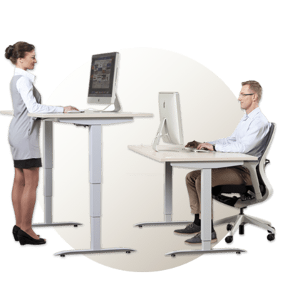 Výškovo nastaviteľné stoly mobilný nábytok