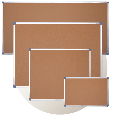 Korkové tabule a nástenky