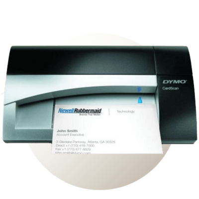 Mobilný skener vizitiek