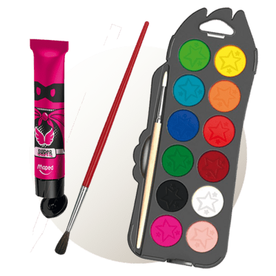 Farby, štetce a doplnky