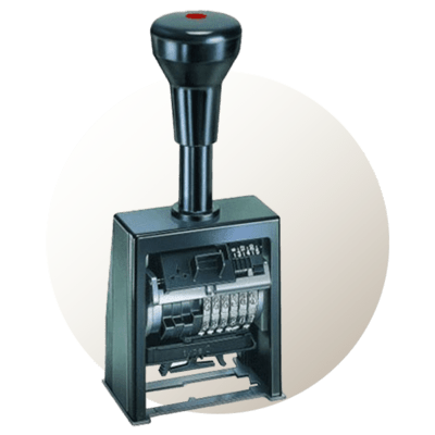 Kovové číslovačky - paginovačky