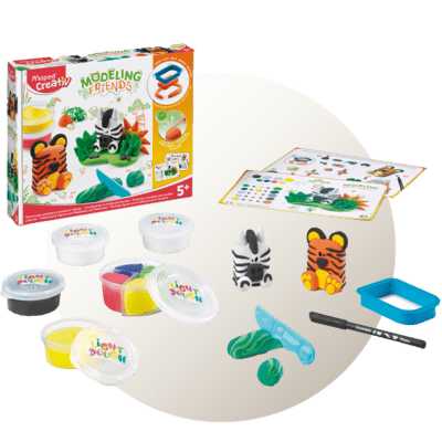Plasteliny a modelovacie sady