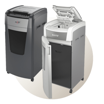 Rexel a Leitz skartovačky s automatickým podávačom