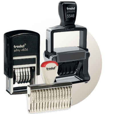 Číslovacie pečiatky Trodat