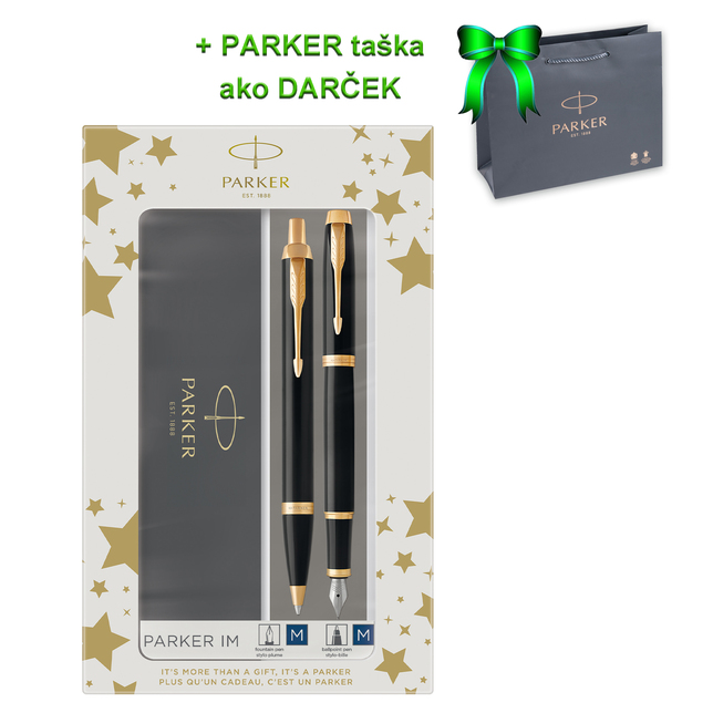 Parker IM Black pero GT FP+BP, darčekový obal